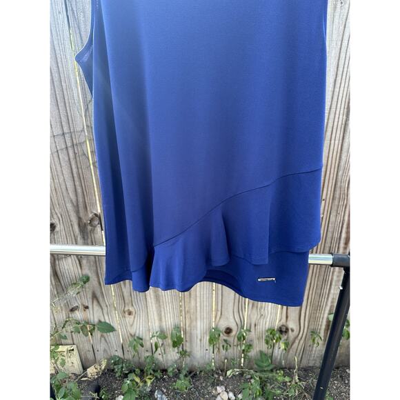 Jones New York Signature Asymmetrical Ruffle Tank - XL - Picture 4 of 7
